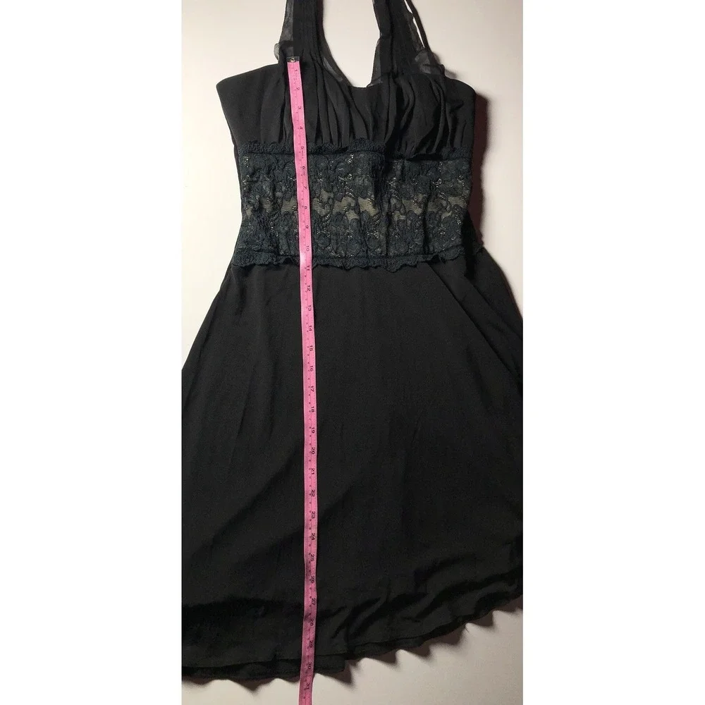 Vintage Y2K Dress City Triangles Halter Prom Fairy Whimsigoth Dreamy S - Picture 11 of 12